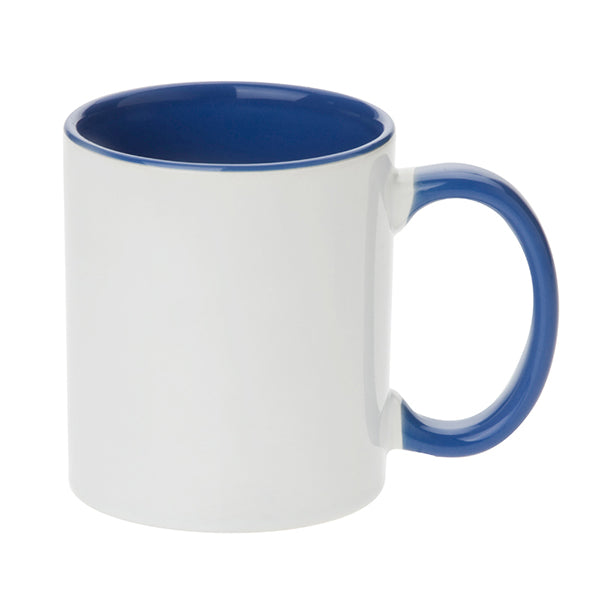 Mug interieur et  poignee bleu marine AAA - 11oz