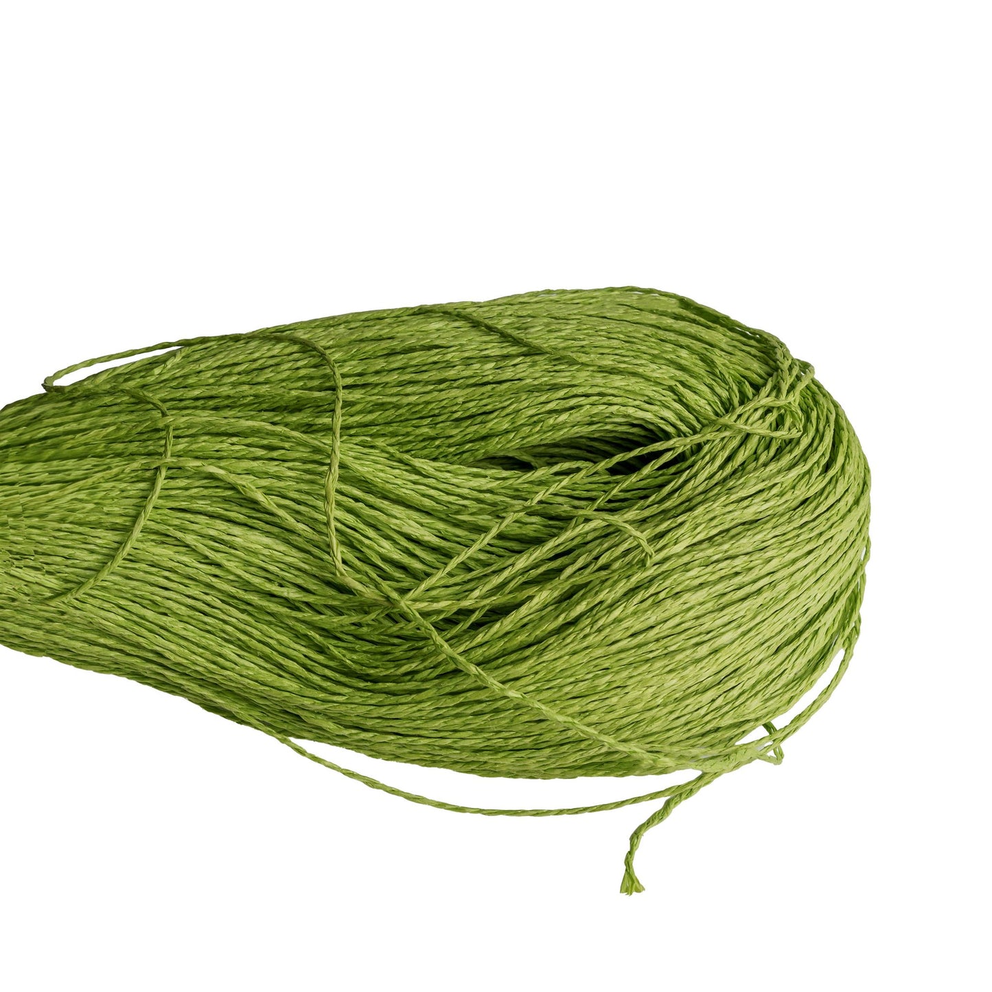 Ficelle de raphia Vert anis (floche de 200gr)