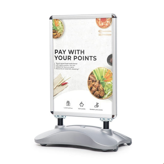 Affichage A1 double face sur ressort et reservoir eau