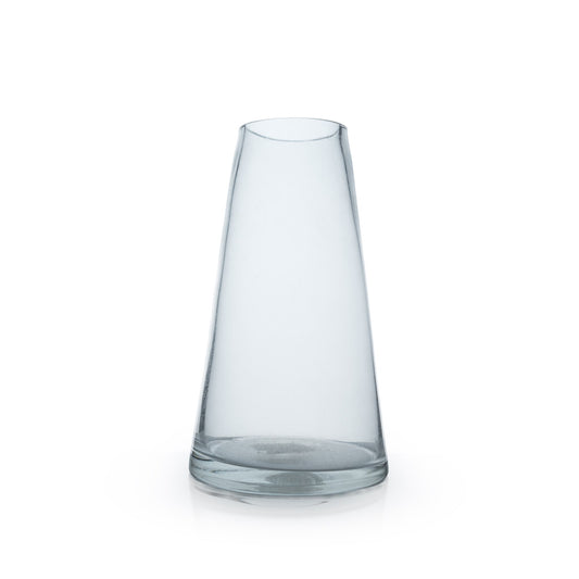 Vase transparent 14xH.24cm