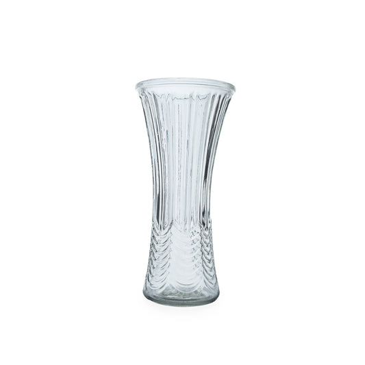 Vase transparent 10xH.25cm