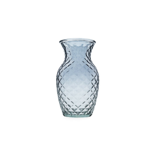 Vase gris fume H.18cm