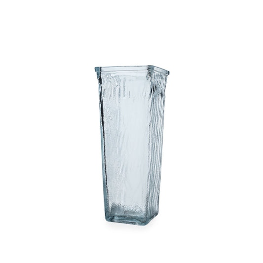 Vase transparent 9,5xH.23,5cm