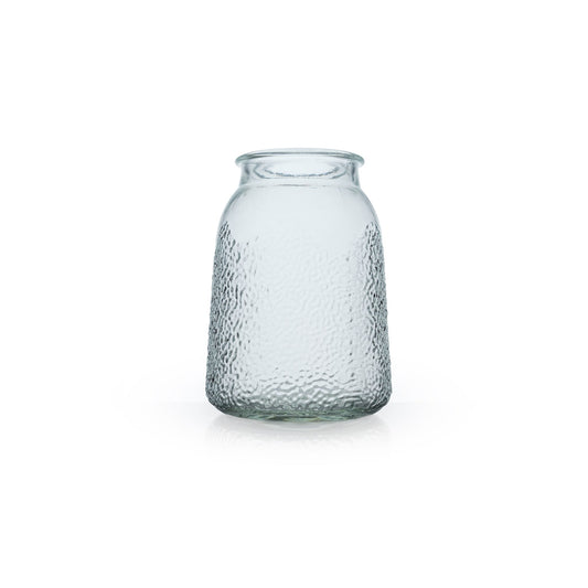 Vase transparent 9xH.18cm