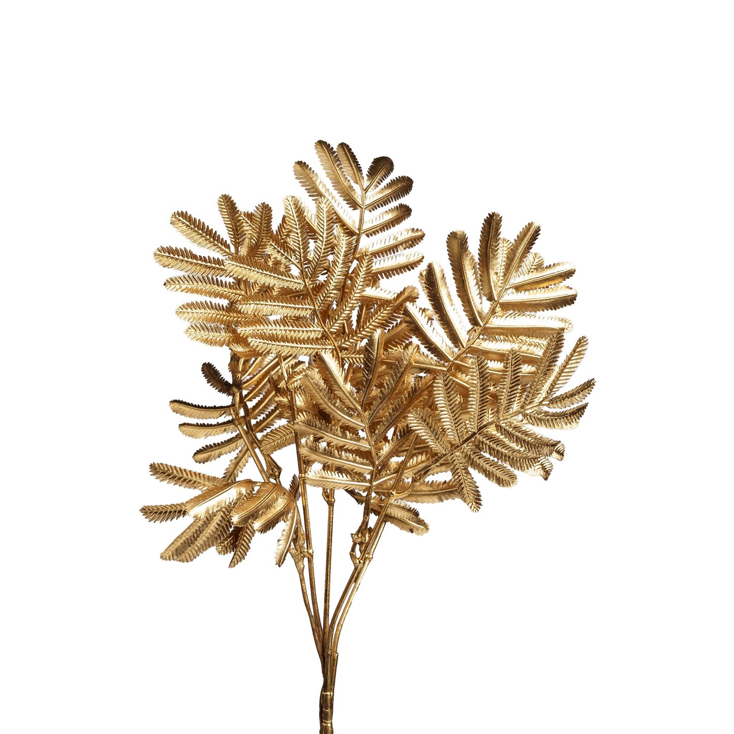 Bouquet de fougere artificiel Or 34cm