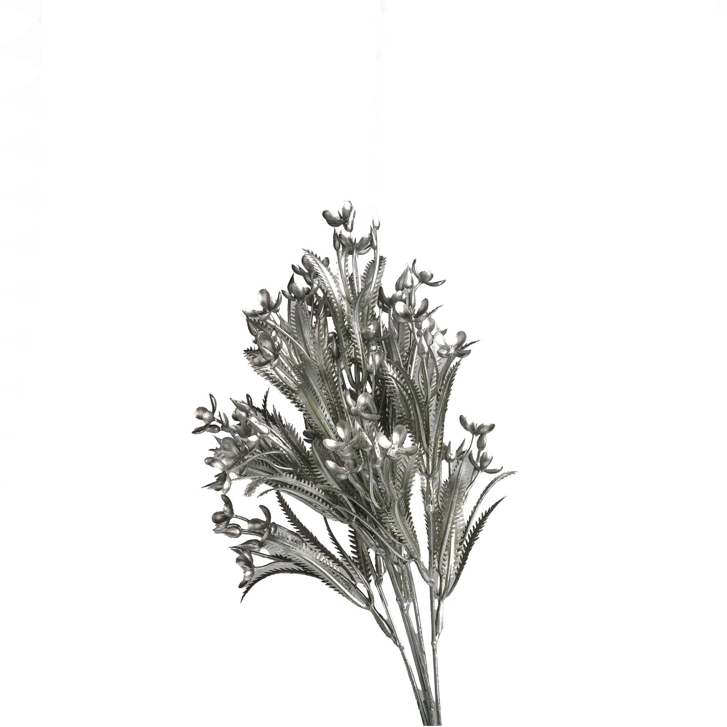 Bouquet de fleur artificiel Argent 34cm