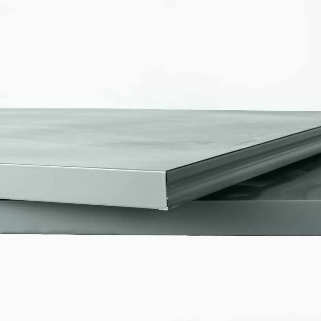 tablette tôle gris L.92cm