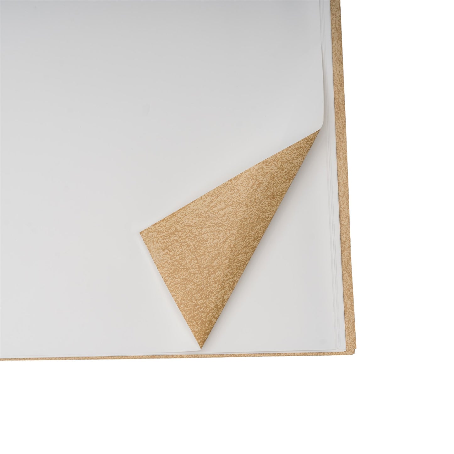 Feuilles de film bicolore kraft / blanc 57x56cm