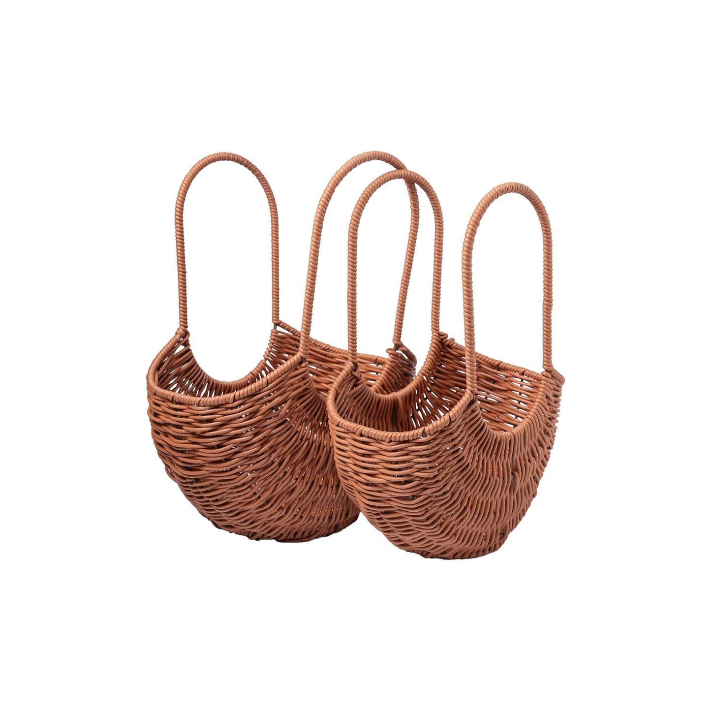 Lot de 2 paniers (27x18x35cm ; 22x14x32cm)