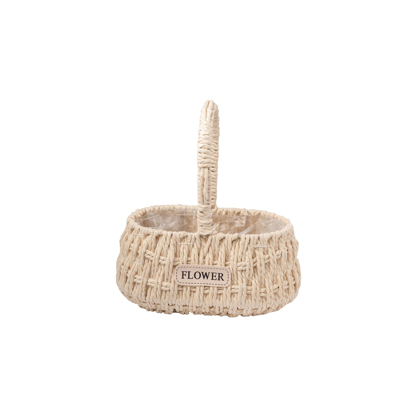 Panier tresse bombe 22x13x29cm