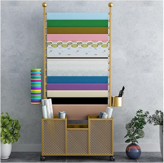 Presentoirs or pour rouleau 70x27x170cm