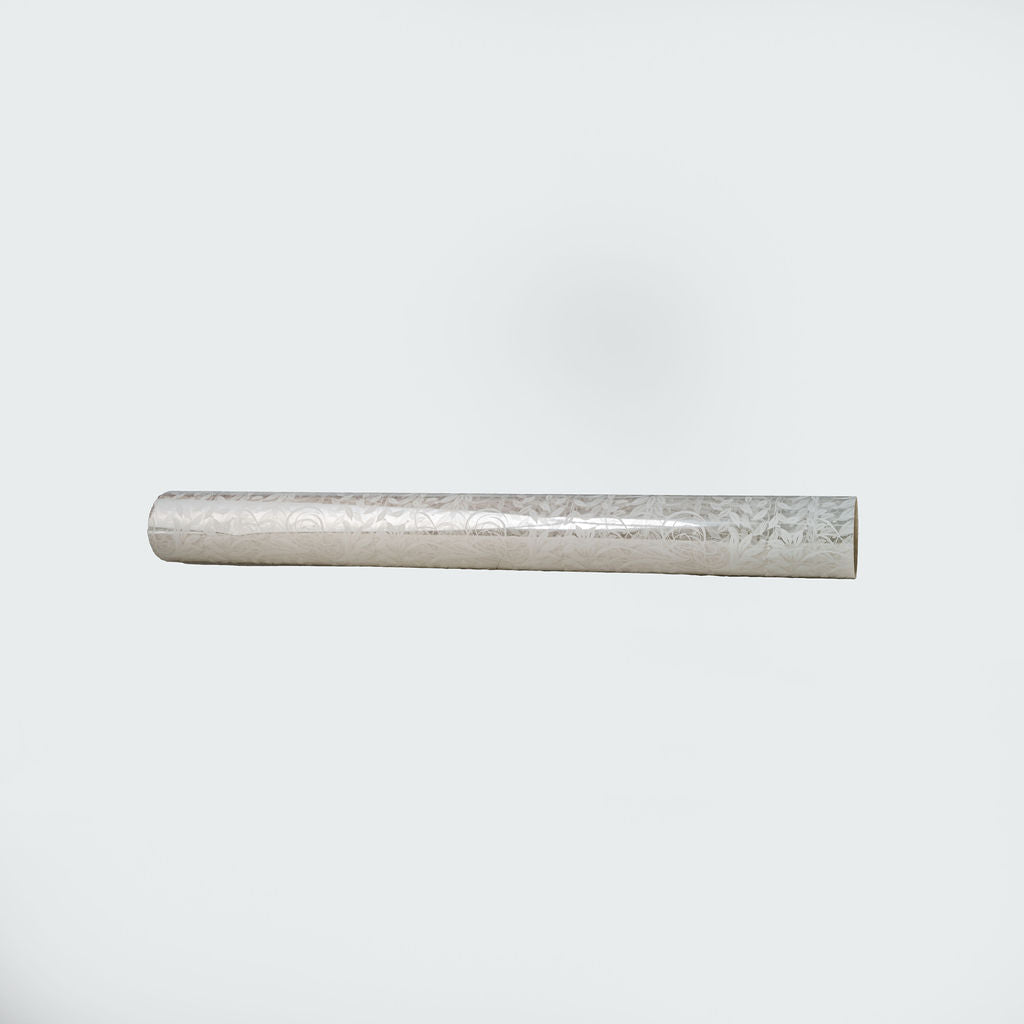 cellophane Motif feuillage Blanche 80cm x 120m 35mµ