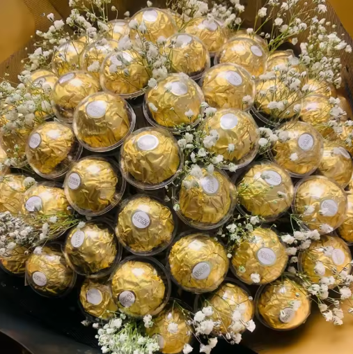 Boule ronde en plexi pour chocolat + tige