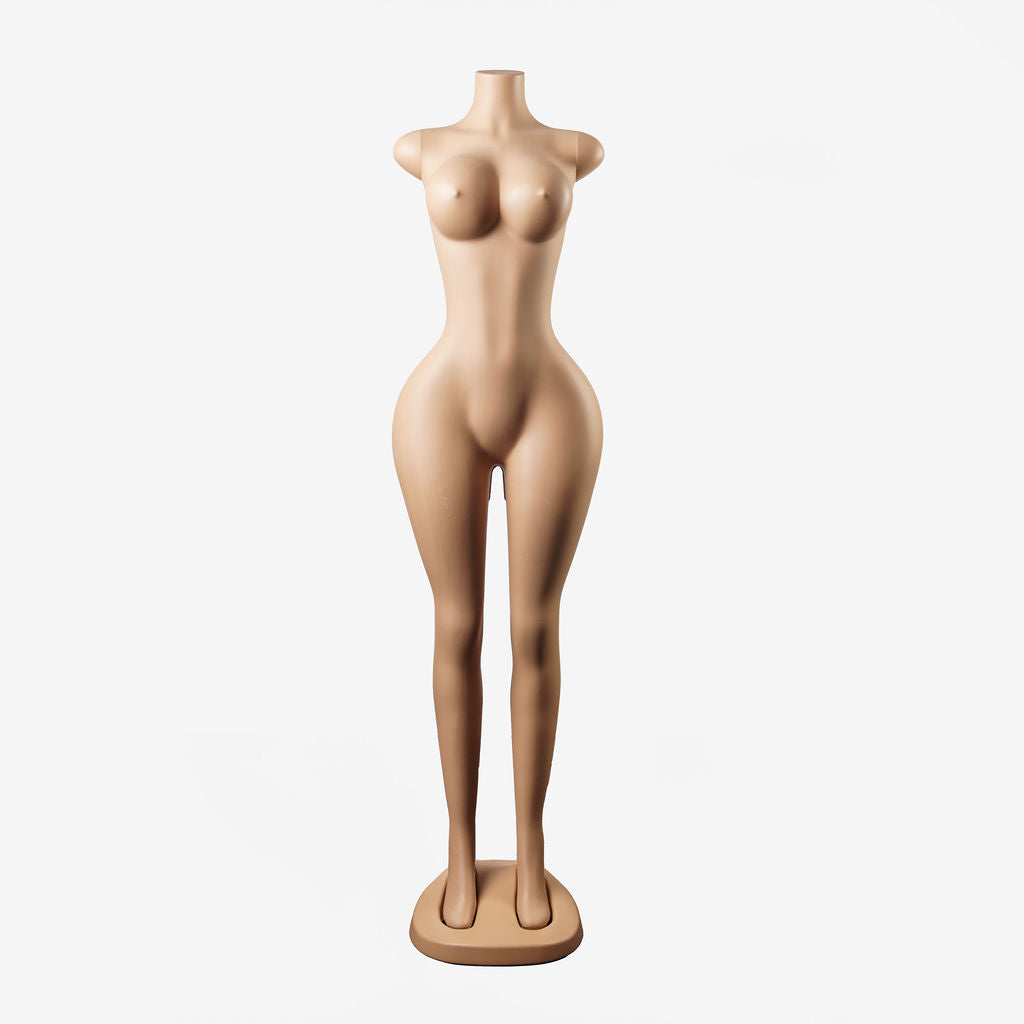 Mannequin femme plastique couleur Chair, taille S