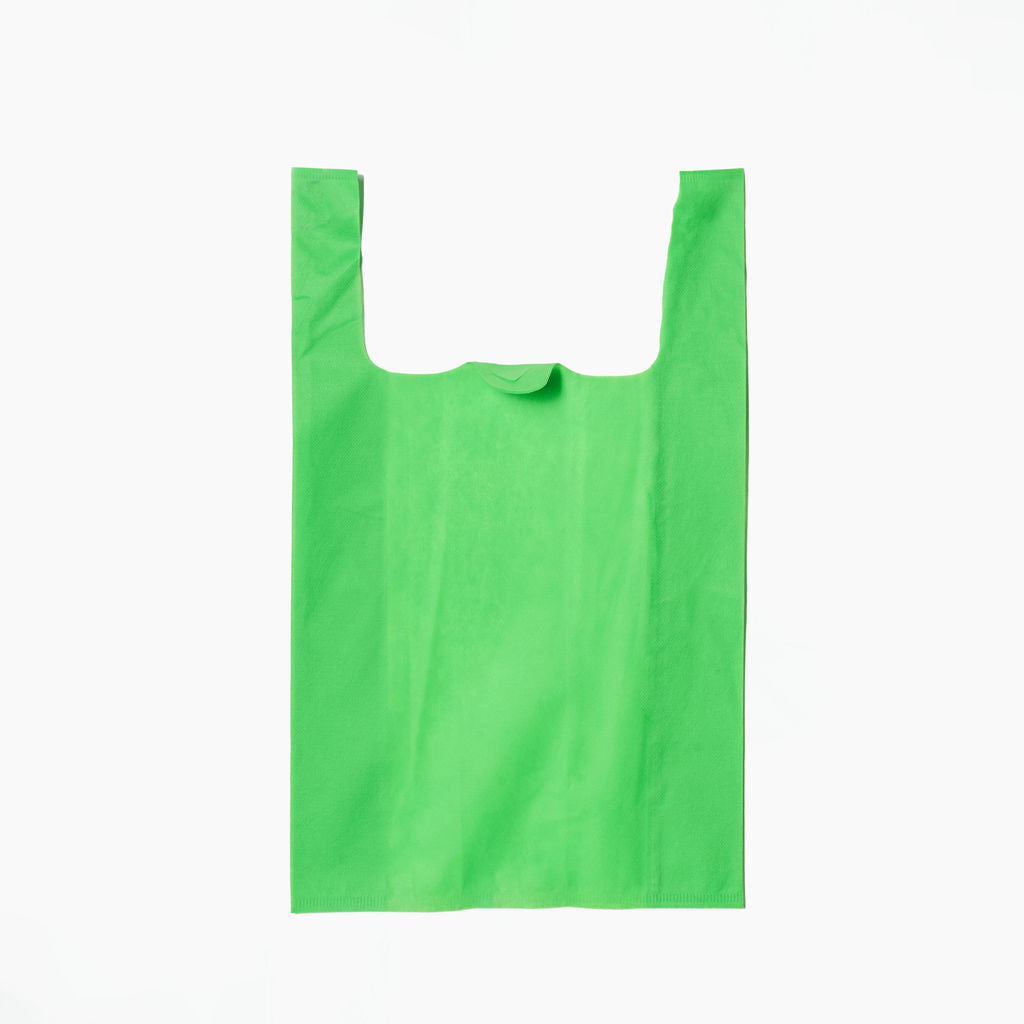 Sac non-tissé Vert à bretelles, 30x50x15cm