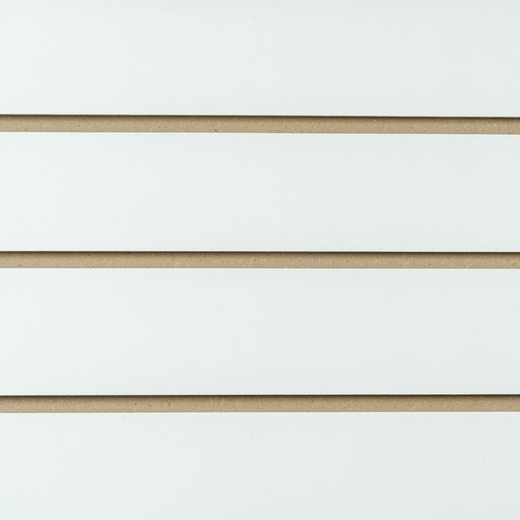 Panneau rainure 122x122cm blanc entraxe 10cm
