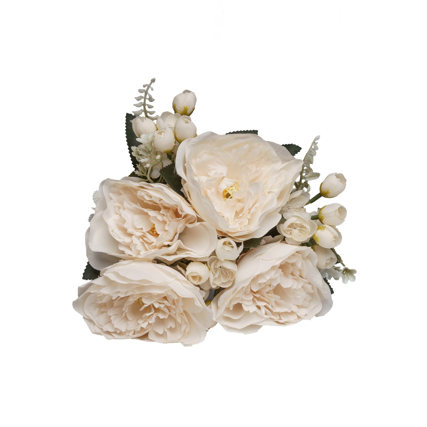 Bouquet de rose ecru artificielle