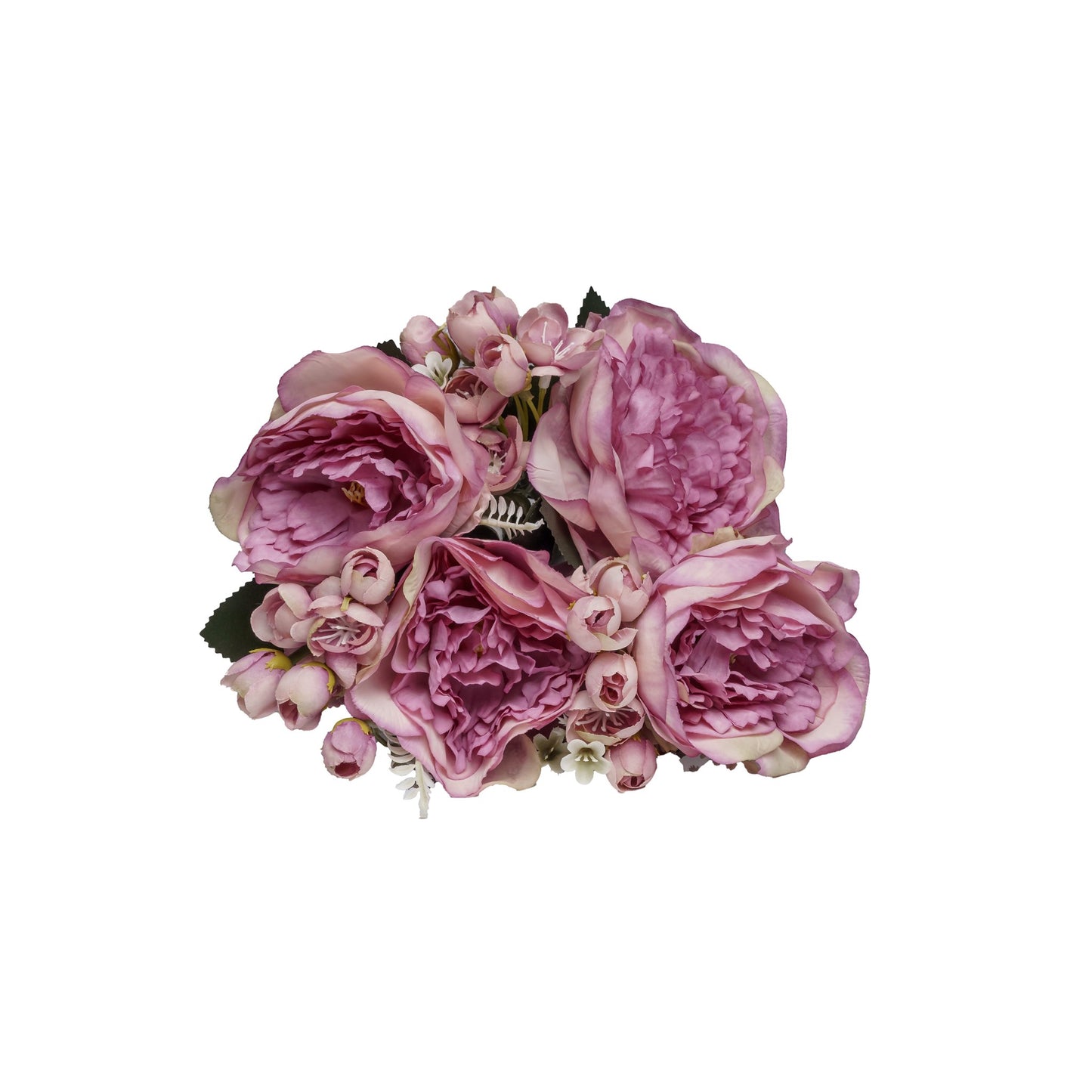 Bouquet de rose parme artificielle