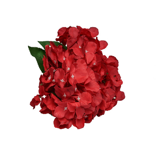 Hortentia rouge artificielle