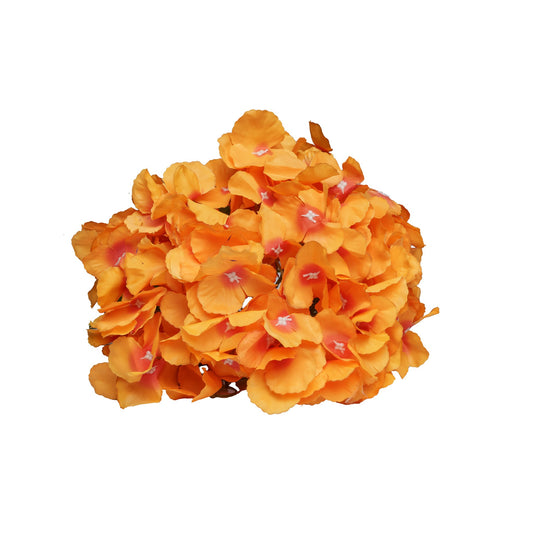 Hortentia orange artificielle