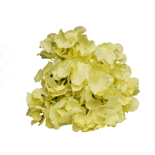 Hortentia jaune artificielle