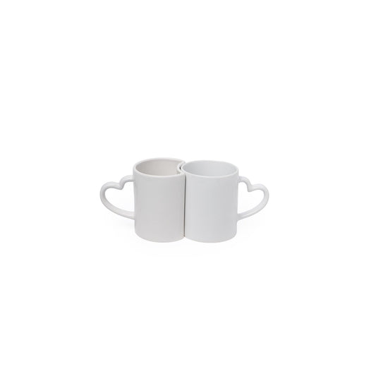 Mug couple blanc AAA - 11oz