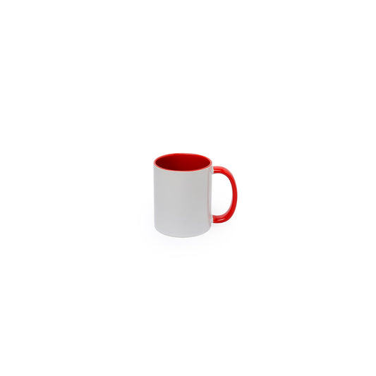 Mug interieur et  poignee rouge AAA - 11oz