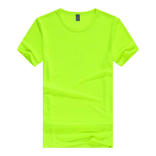 Tee shirt sport M Jaune Fluo, 110gr 100% polysthere