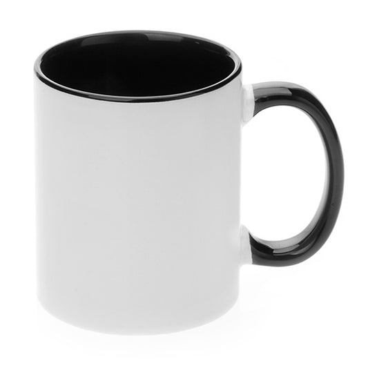 Mug interieur et  poignee noir AAA - 11oz