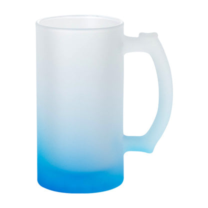 Chope de biere givre turquoise 16oz