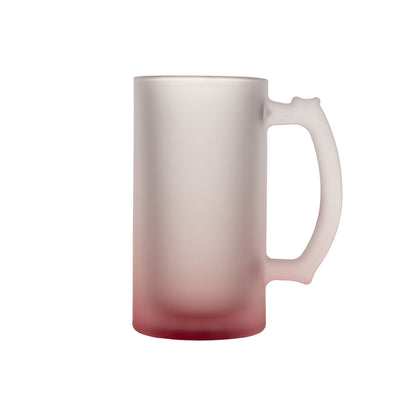 Chope de biere givre rouge 16oz