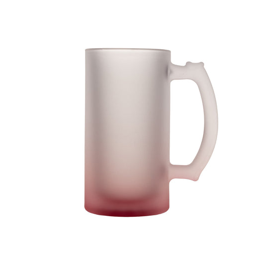 Chope de biere givre rouge 16oz