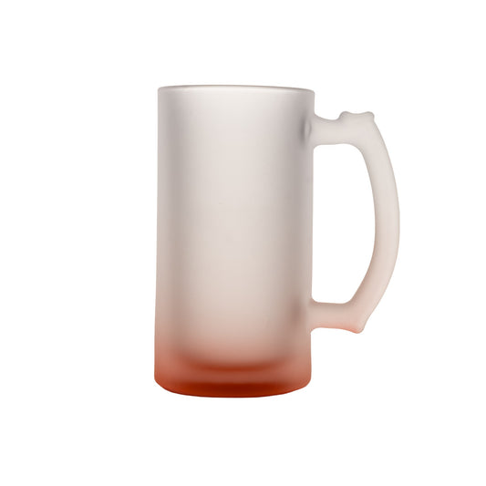 Chope de biere givre orange 16oz