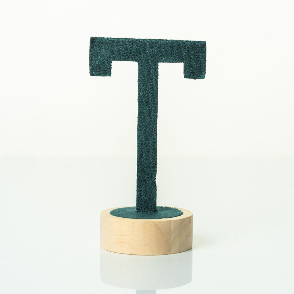 Presentoir 1 paire de boucle d oreille luxe vert
