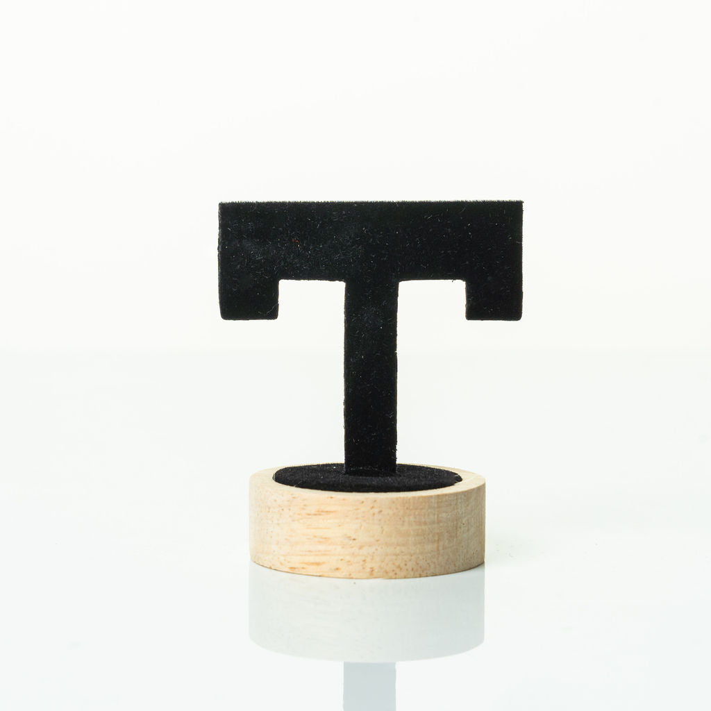 Presentoir 1 paire de boucle d oreille luxe noir