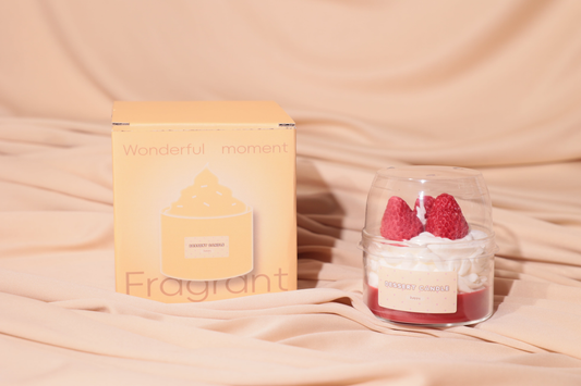Bougie gourmande 250g "fraise"