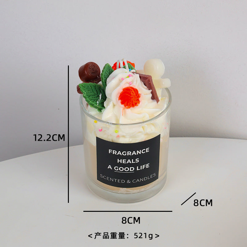 Bougie gourmande 500g "Glace"