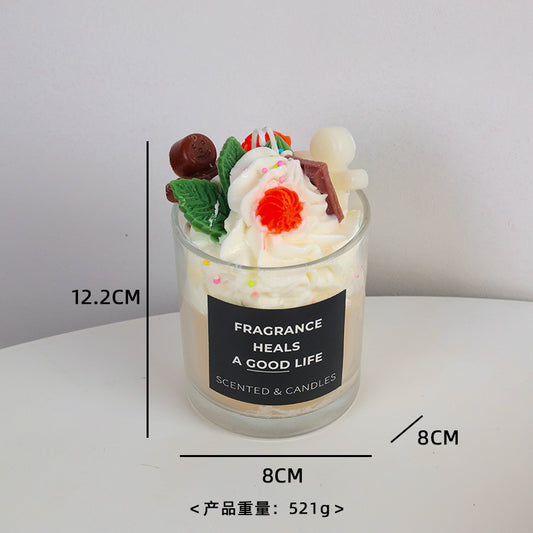 Bougie gourmande 500g "Glace"