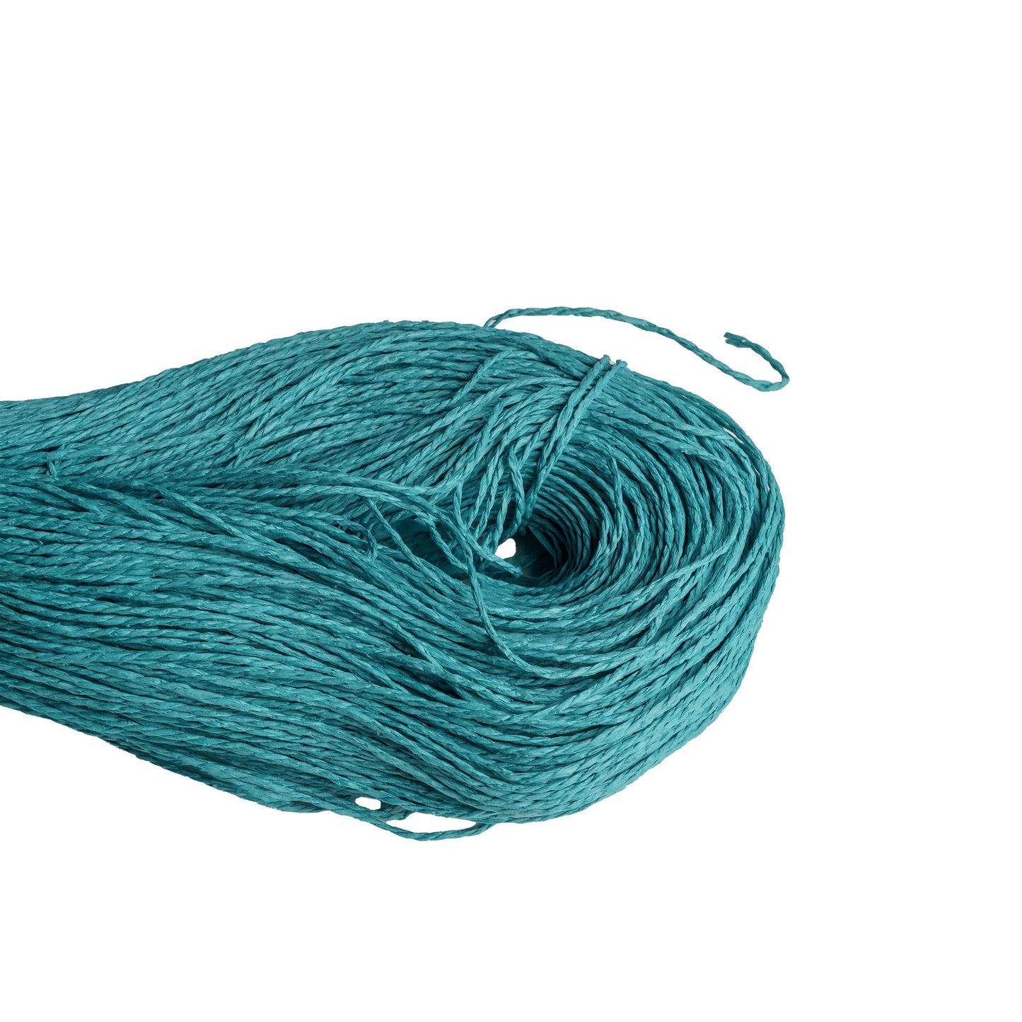 Ficelle de raphia Turquoise (floche de 200gr)