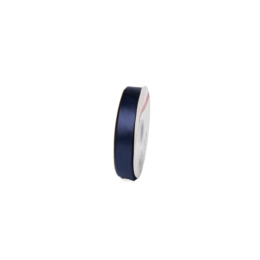 Ruban double satin Bleu marine 25mm x 90m