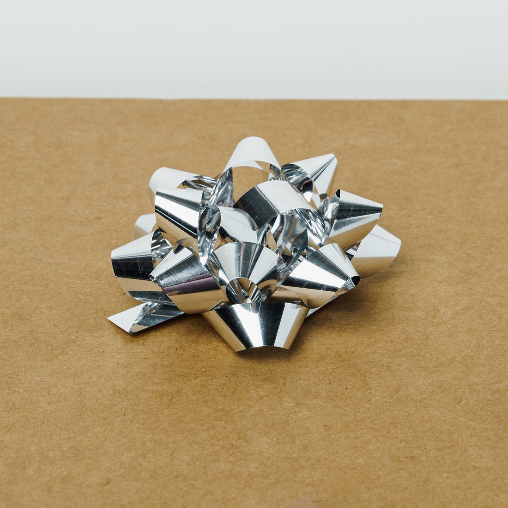 Noeuds adhesifs Argent dia. 6,35cm