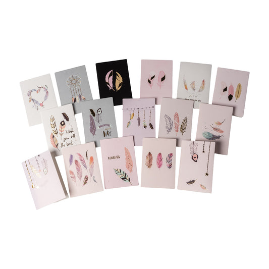 Lots de carte de remerciement 7cm x 10.3cm