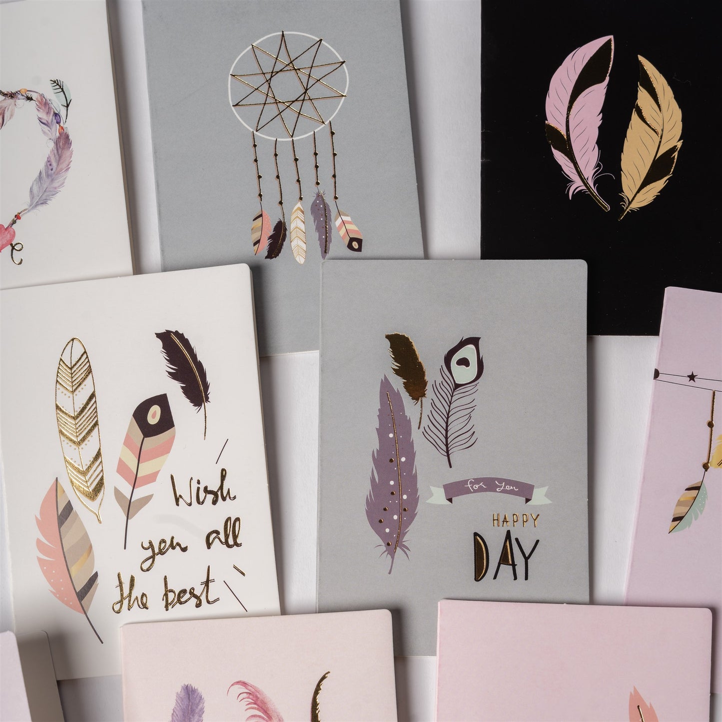 Lots de carte de remerciement 7cm x 10.3cm