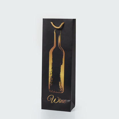 Sacs luxe bouteille noir a motif