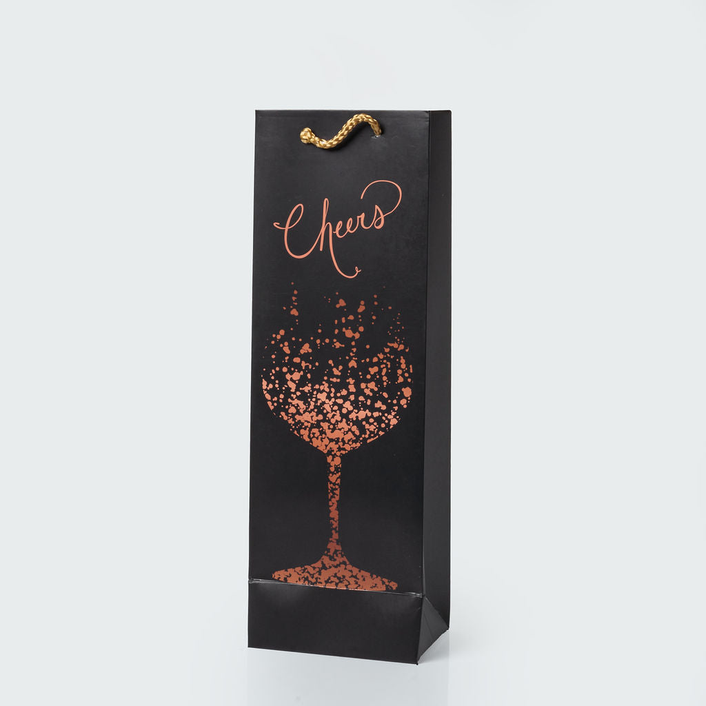 Sacs luxe bouteille noir a motif