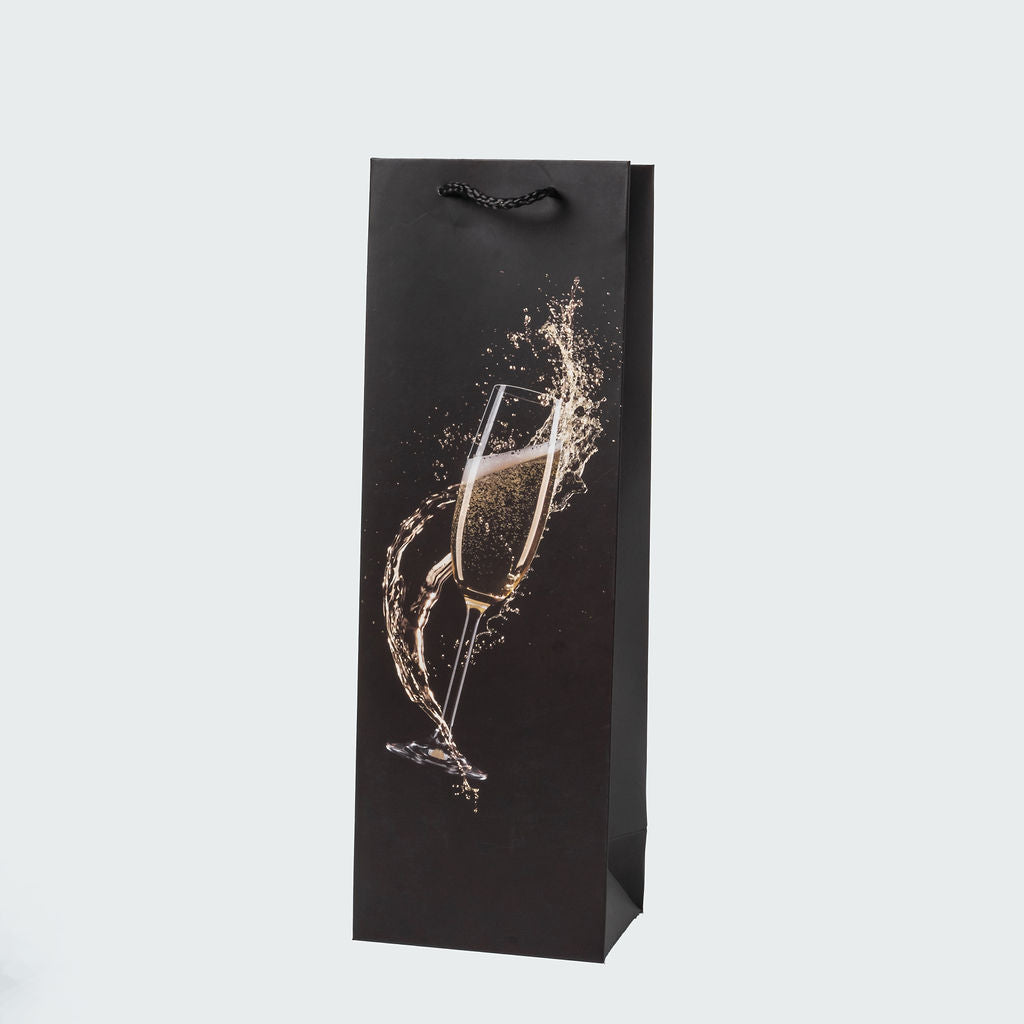 Sacs luxe bouteille noir a motif
