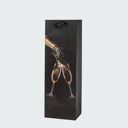 Sacs luxe bouteille noir a motif