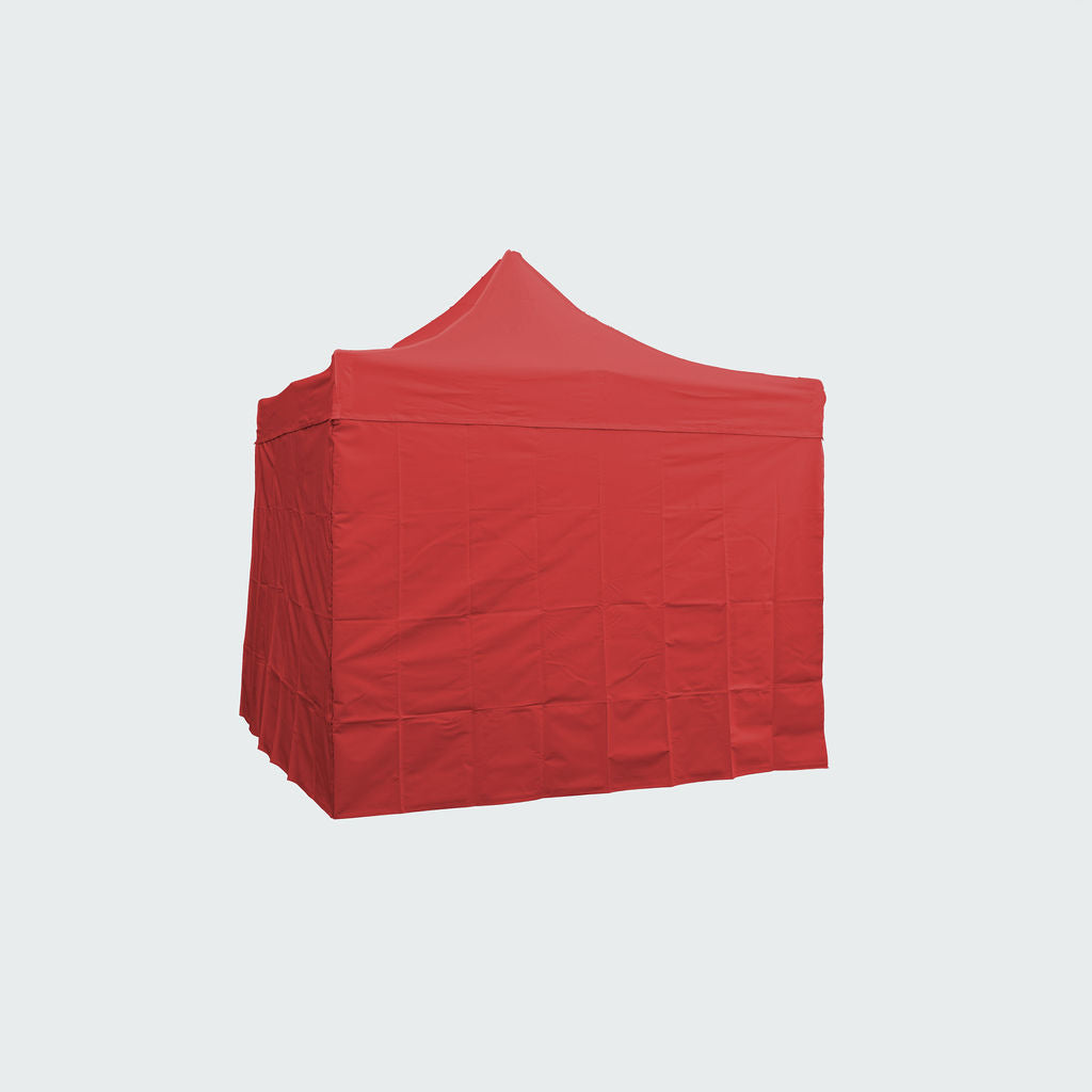 Lot de murs Rouge pour chapiteau 3x3m