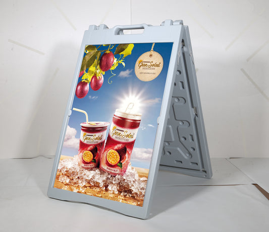Chevalet trottoir A1 en PVC reservoir eau