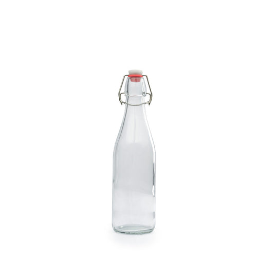 Bouteille en verre de 500 ml + couvercle